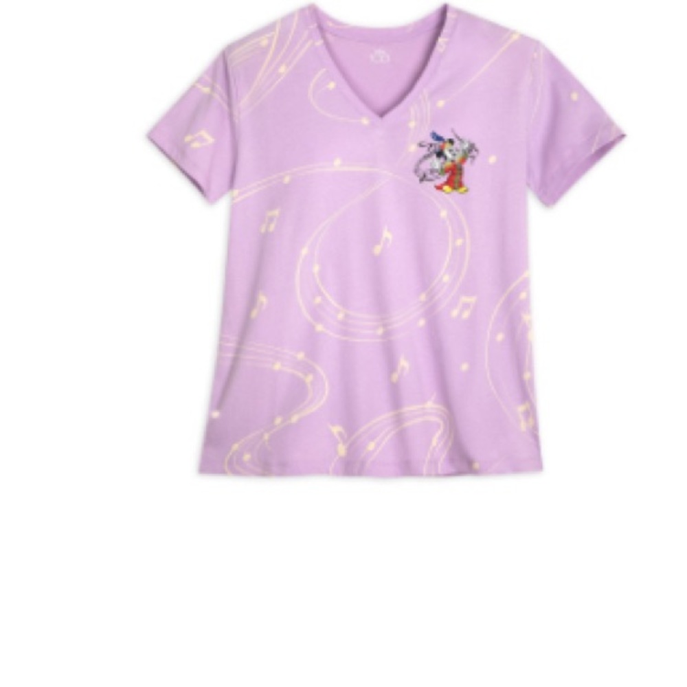 Mickey Mouse V-Neck T-Shirt for Women – Disney100 Special Moments Sz L